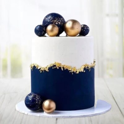 Order Baby Blue Half To One kids Cake Online, Price Rs.1349 | FlowerAura
